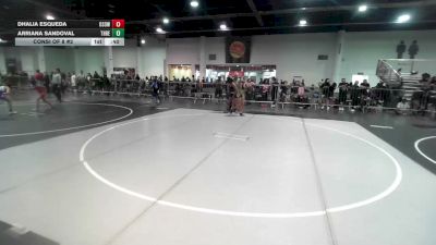 116 lbs Consi Of 8 #2 - Dhalia Esqueda, Osoway vs Arriana Sandoval, Threshold WC