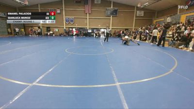 149 lbs Champ. Round 1 - Gianluca Munoz, Arizona Christian University vs Emanel Palacios, Ottawa University
