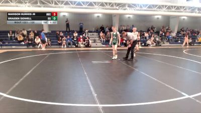 120 lbs Semifinal - Madison Burkes Jr, MAC Wrestling Club vs Braiden Sidwell, Highland
