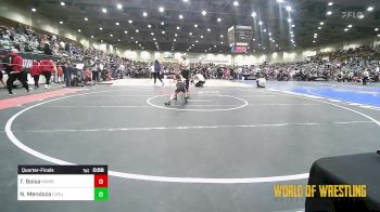 43 lbs Quarterfinal - Trenton Boisa, Warriors Of Christ WOC vs Nixon Mendoza, CVBJJ