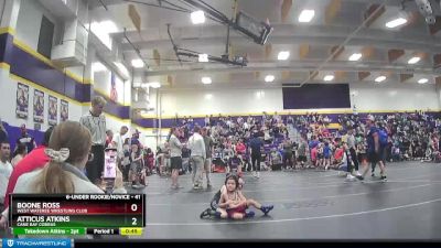 41 lbs Round 3 - Atticus Atkins, Cane Bay Cobras vs Boone Ross, West Wateree Wrestling Club