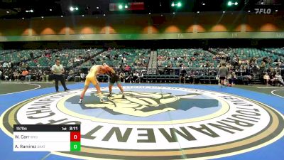 157 lbs Quarterfinal - Warren Carr, Wyoming vs Alex Ramirez, UNATT-Grand View