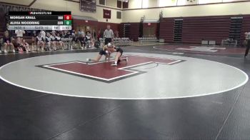 120 lbs Round 3 (4 Team) - Morgan Krall, Independence vs Alivia Woodring, Sumner-Fredericksburg