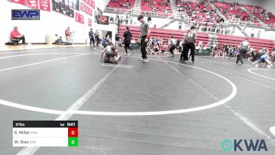 67 lbs Semifinal - Samuel Miller, Perry Wrestling Academy vs Walker Diaz, Shelton Wrestling Academy