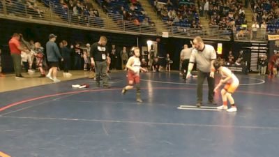 90 lbs Round Of 32 - Connor Jacobs, Wallenpaupack vs Kian Buggey, Indiana