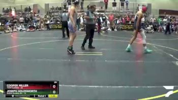 150 lbs Quarterfinals (8 Team) - Cooper Miller, Team Illinois vs Joseph Holdsworth, Ragin Raisins WC