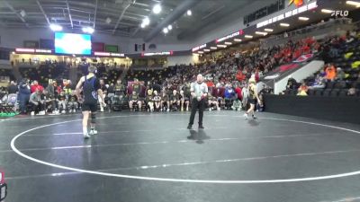 165 lbs Quarterfinal - Spencer Trobaugh, Hinton vs Holden Koele, Woodbury Central