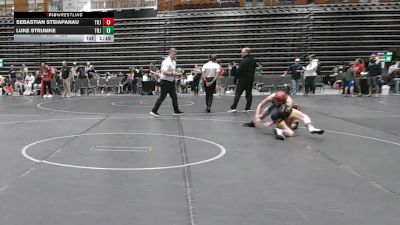 120 lbs 3rd Place Match - Luke Strumke, Williamsburg Wrestling Club vs Sebastian Stsiapanau, SC United