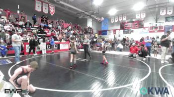 64-67 lbs Rr Rnd 1 - Nolan Pierce, Verdigris Youth Wrestling vs Karina Henderson, Jay Wrestling Club