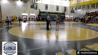 100 lbs Quarterfinal - Amilia Konta, North Hunterdon vs Lydia Bagley, Delaware Valley Regional