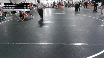144 lbs Round 2 (4 Team) - James Sievers, Storm Wrestling Center A vs Jacob Bannister, Reverence United Blue