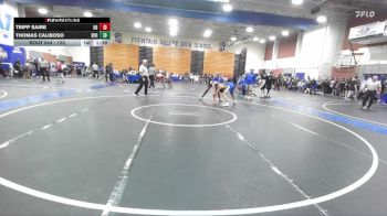 132 lbs Champ. Round 2 - Thomas Caliboso, Sierra Vista vs Tripp Saire, Huntington Beach