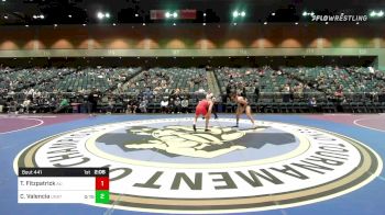 174 lbs Round Of 16 - Timothy Fitzpatrick, American vs Cael Valencia, UNATT-Arizona State