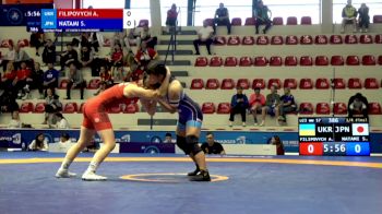 57 kg 1/4 Final - Alina Filipovych, Ukraine vs Sara Natami, Japan