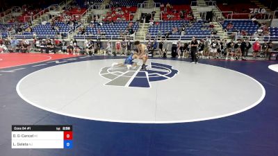 144 lbs Cons 64 #1 - Daniel Gonzalez-Cancel, MI vs Luke Geleta, NJ