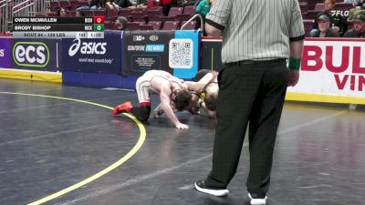 139 lbs First Round - Owen McMullen, Bishop McCort vs Brody Bishop, Hickory