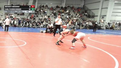 126 lbs Quarterfinal - Beckett Rehorst, SD vs Cael Floerchinger, MT