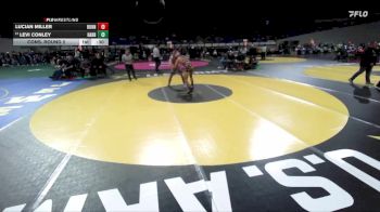 3A Boys 144 lbs Cons. Round 2 - Levi Conley, Harrisburg Boys vs Lucian Miller, Burns Boys