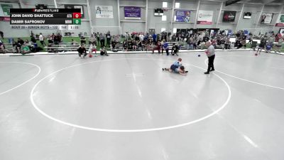 Junior Boys - 132 lbs Champ. Round 2 - John David Shattuck, Alabama Takedown Academy vs Damir Safronov, Minnesota