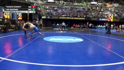 133 lbs Champ. Round 1 - Chance Suddeth, Augsburg vs Art Martinez, CWRU