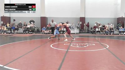 133 lbs Round Of 16 - Chris Cannon, Minnesota vs Max Martin, North Carolina