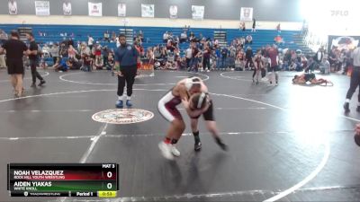 72 lbs Round 3 - Noah Velazquez, Rock Hill Youth Wrestling vs Aiden Yiakas, White Knoll