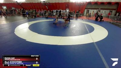 90-95 lbs Round 5 - Olivia Hay, Ringers Wrestling Club vs Ella Schachtner, Victory School Of Wrestling