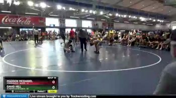 90 lbs Round 5 (8 Team) - Maddox McDaniel, Stronghold - Black vs David Hill, Alabama Elite Gold