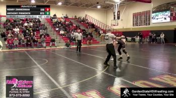 138 lbs Round 1 (3 Team) - Henry Zimmerman, Southern Regional vs Anthony Piemonte, Mt. Olive