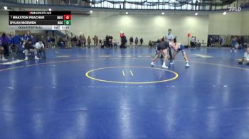 157 lbs Quarterfinal - Braxton Peacher, Iowa Western Community College vs Dylan McEwen, North Iowa Area Community College
