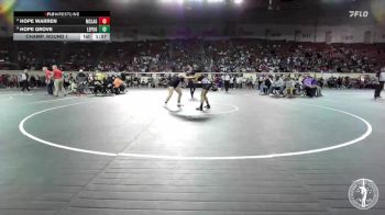 G5A-140 lbs Champ. Round 1 - Hope Warren, McLain-Girls vs Hope Grove, Lexington/Purcell-Girls