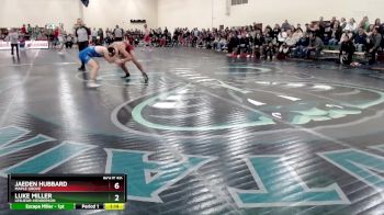 160 lbs Champ. Round 1 - Jaeden Hubbard, Maple Grove vs Luke Miller, LeSueur-Henderson