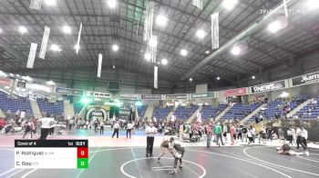 90 lbs Consi Of 4 - Pablito Rodriguez, Alamosa Wrestling vs Cameron Sipp, 2tg