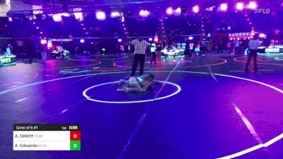 116 lbs Consi Of 8 #1 - Ava DeWitt, Team Montana vs Avery Edwards, MO West