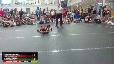 44 lbs Semifinal - Rhett Corder, Hitsquad Elite vs Tristan Urtiaga, Team Barracuda