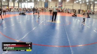 60 lbs Rd# 5- 3:45pm Friday Final Pool - Taze Daniels, West Coast Elite vs Gunnar Landis, PA Silver