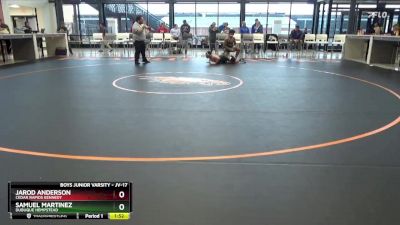 JV-17 lbs Round 5 - Samuel Martinez, Dubuque Hempstead vs Jarod Anderson, Cedar Rapids Kennedy