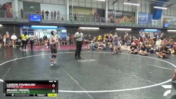 100 lbs Round 1 (3 Team) - Braden Mengel, Alabama Elite - Blue vs Landon Stambaugh, Piedmont WC