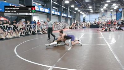 160 lbs Rr Rnd 3 - Leonard Ashley, Team Shutt Garnett Trained vs Ayden Tatum, Ohio Gold