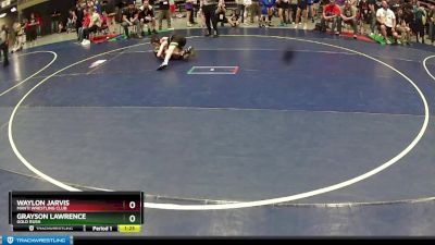 111 lbs Champ. Round 1 - Grayson Lawrence, Gold Rush vs Waylon Jarvis, Manti Wrestling Club