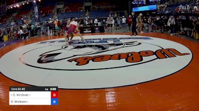 150 lbs Cons 64 #2 - Callen Kirchner, IL vs Dana Wickson, IL