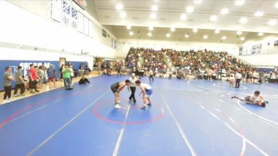 215 lbs Champ. Round 2 - Aaron Velasquez, Victor Villians vs Henry Ching, North Torrance
