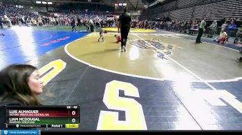 40 lbs Round 5 - Luis Almaguer, Victory Wrestling-Central WA vs Liam McDougal, Maddogs Wrestling