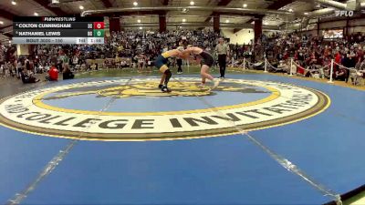 150 lbs Quarterfinal - Nathaniel Lewis, Boulder City vs Colton Cunningham, Spring Creek