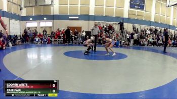 78 lbs Placement - Case Paul, Indian Creek Wrestling Club (M) vs Cooper Welte, Quaker Wrestling Club