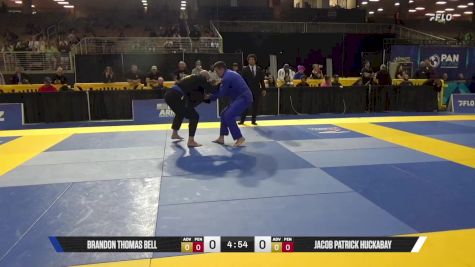 Jacob Patrick Huckabay vs Brandon Thomas Bell 2025 Pan Jiu Jitsu IBJJF Championship
