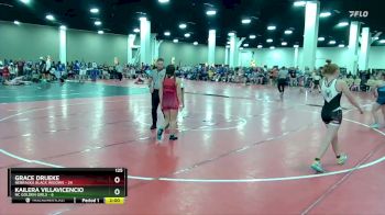 125 lbs Champ Round 1 (16 Team) - Kailera Villavicencio, NC Golden Girls vs Grace Drueke, Nebraska Black Widows