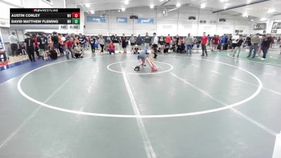 C-96 lbs 7th Place - Austin Conley, WV vs David Matthew Fleming, WV
