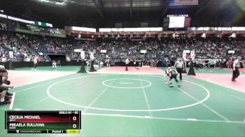 85 lbs Round 1 - Mikaela Sullivan, NOR1 vs Cecilia Michael, BKV1