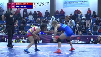 53 kg Persaeus Gomez, USA vs Sofia Ocegueda Gonzalez, MEX